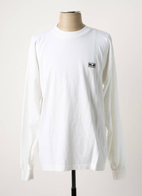 T-shirt blanc OBEY pour homme