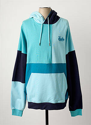 Sweat-shirt bleu TEALER pour homme