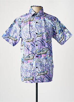 Chemise manches courtes violet TEALER homme