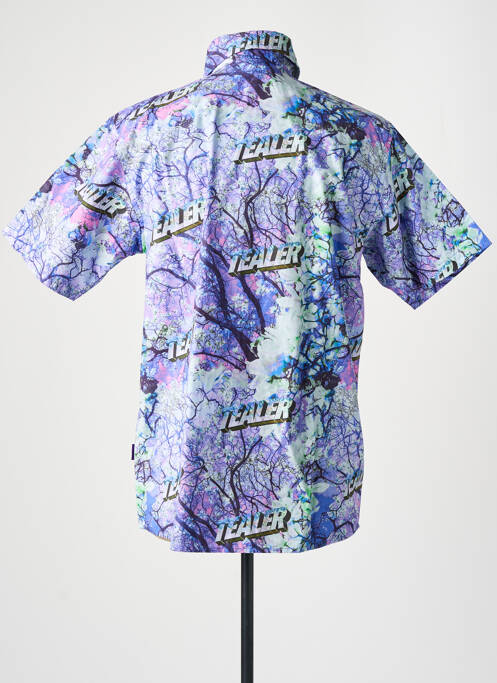Chemise manches courtes violet TEALER pour homme