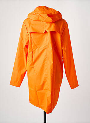 Parka orange RAINS homme