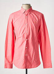 Chemise manches longues rose FARAH pour homme seconde vue