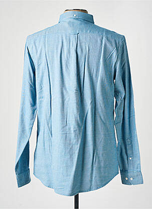 Chemise manches longues bleu FARAH homme