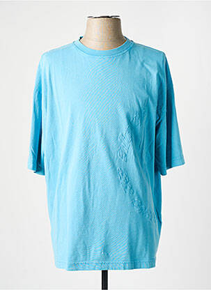 T-shirt bleu DAILY PAPER pour homme