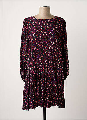 Robe mi-longue noir GRACE & MILA femme