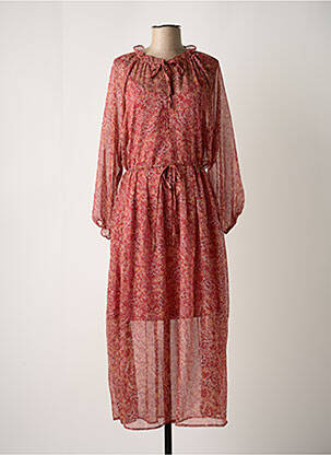 Robe longue rouge GRACE & MILA femme