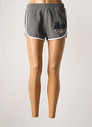 Short gris SUPERDRY femme