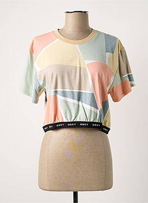 T-shirt multicolore OBEY femme