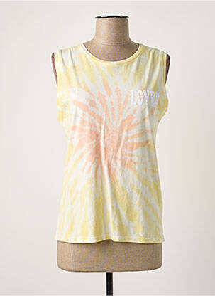 Débardeur jaune MAISON LABICHE femme