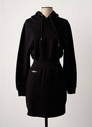 Robe mi-longue noir WASTED PARIS femme