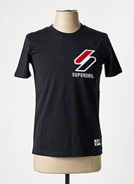 T-shirt noir SUPERDRY femme
