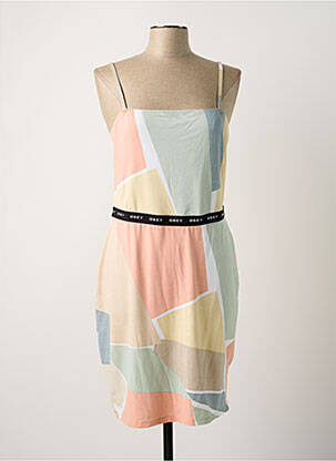 Robe courte multicolore OBEY femme