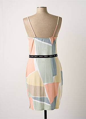 Robe courte multicolore OBEY femme