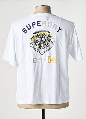 T-shirt blanc SUPERDRY femme
