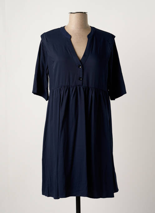 Robe mi-longue bleu GRACE & MILA pour femme