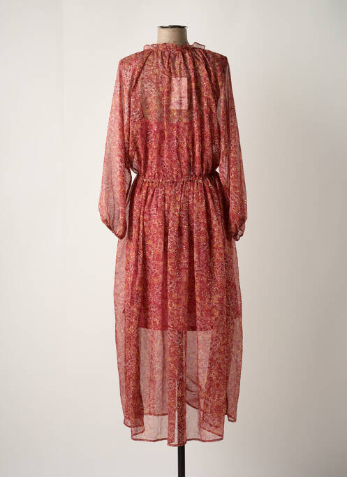 Robe longue rouge GRACE & MILA pour femme