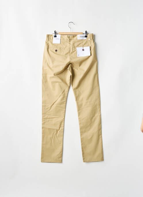 Pantalon chino beige FARAH pour homme
