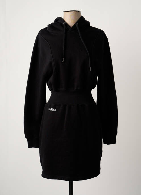 Robe mi-longue noir WASTED PARIS pour femme