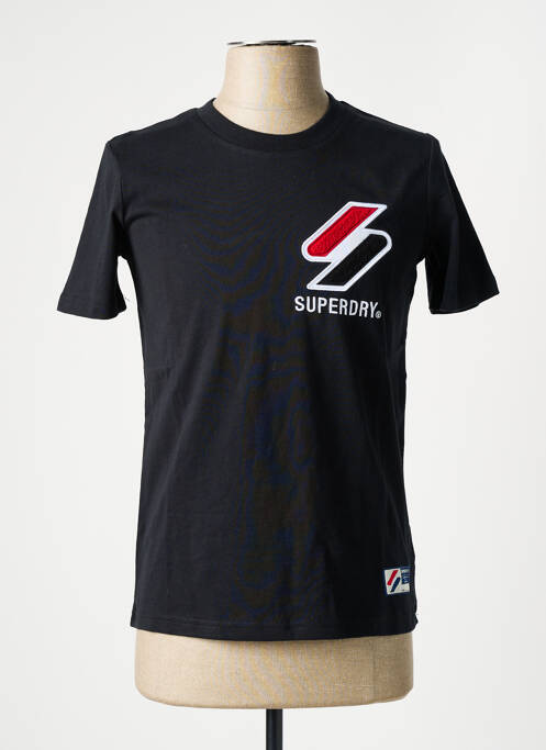 T-shirt noir SUPERDRY pour femme