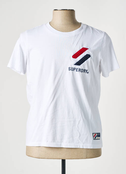 T-shirt blanc SUPERDRY pour femme