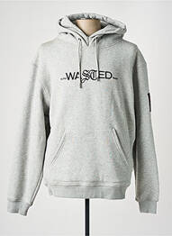 Sweat-shirt gris WASTED PARIS homme