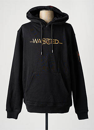Sweat-shirt noir WASTED PARIS homme