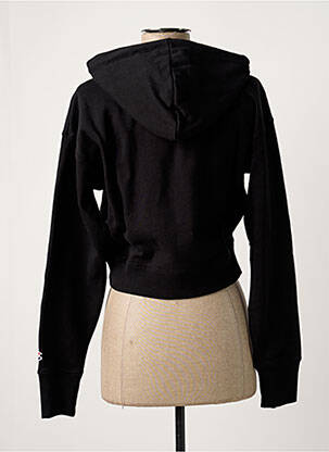 Sweat-shirt noir SUPERDRY femme