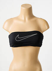 Haut de maillot de bain noir NIKE pour femme seconde vue