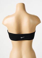 Haut de maillot de bain noir NIKE pour femme seconde vue