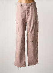 Pantalon cargo rose OBEY pour femme seconde vue