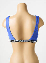 Haut de maillot de bain bleu NIKE pour femme seconde vue