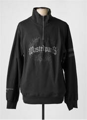 Sweat-shirt noir WASTED PARIS pour homme seconde vue