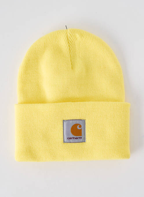 Bonnet jaune CARHARTT pour homme