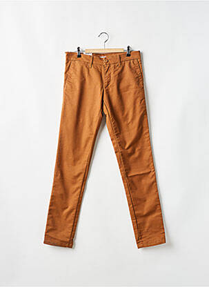Pantalon chino marron CARHARTT homme