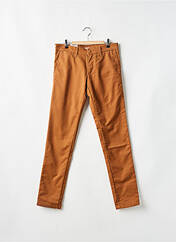 Pantalon chino marron CARHARTT pour homme seconde vue