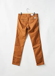 Pantalon chino marron CARHARTT pour homme seconde vue