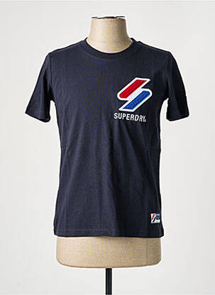 T-shirt bleu SUPERDRY femme