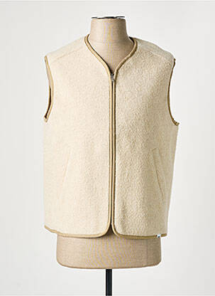 Gilet sans manche beige WOOD WOOD homme