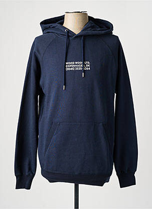 Sweat-shirt bleu WOOD WOOD homme