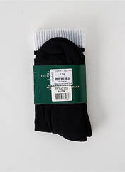 Chaussettes noir WALK IN PARIS pour homme seconde vue