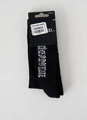 Chaussettes noir WASTED PARIS pour homme seconde vue