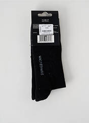 Chaussettes noir WASTED PARIS pour homme seconde vue