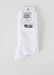 Chaussettes blanc FELICIE AUSSI pour unisexe seconde vue