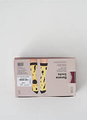 Chaussettes jaune DOIY pour unisexe seconde vue