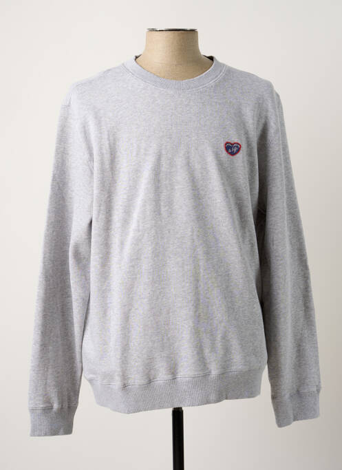 Sweat-shirt gris MAISON LABICHE pour homme