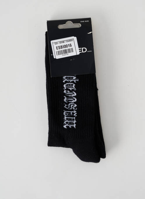 Chaussettes noir WASTED PARIS pour homme