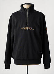 Sweat-shirt noir WASTED PARIS pour homme seconde vue