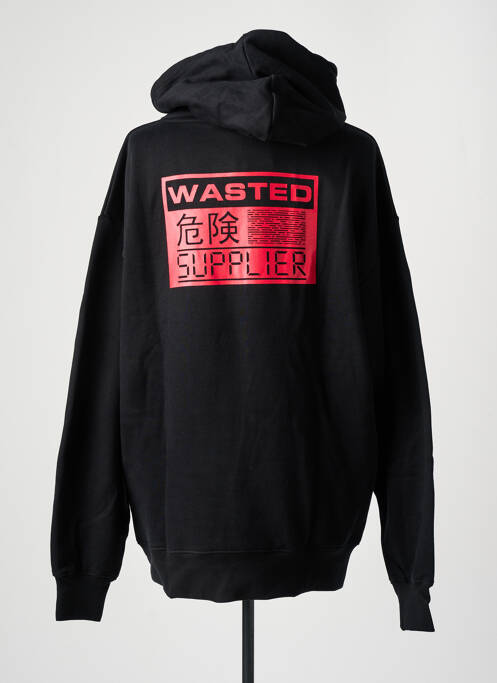 Sweat-shirt noir WASTED PARIS pour homme
