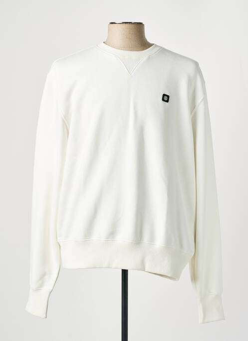 Sweat-shirt blanc ELEMENT pour homme