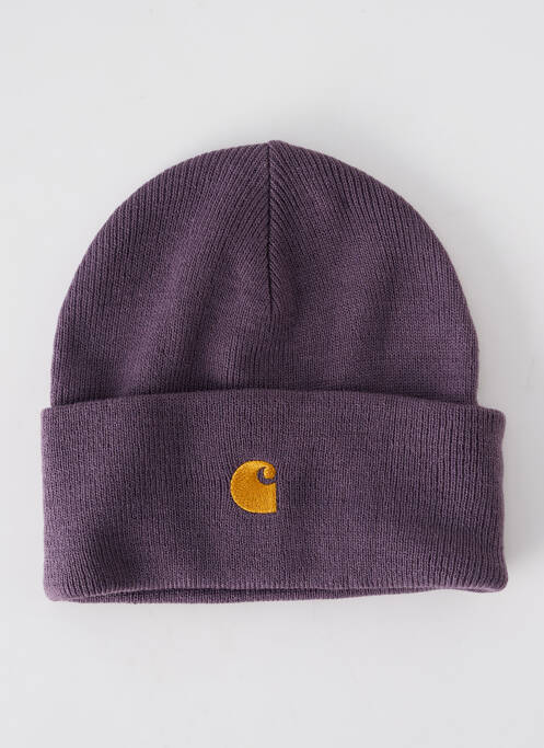 Bonnet violet CARHARTT pour homme